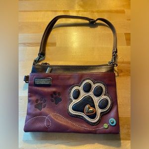 Paw print handbag